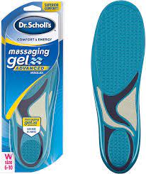 Each gel insole comes with designated marks (labeled numerically), based upon standard shoe size, indicating where to trim your insole for the best fit. Amazon Com Dr Scholl S Massaging Gel Advanced Insoles All Day Comfort That Allows You To Stay On Your Feet Longer For Women S 6 10 Also Available For Men S 8 14 Health Personal Care