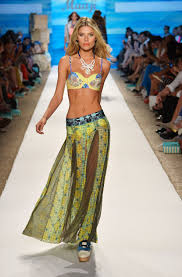 A Model Walks The Runway At The Maaji Swimwear Show During Mercedes Benz Fashion Week Swim 2014