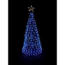 Home Accents Holiday 75 In Pre Lit Christmas Tree With Warm White And Blue Led Lights Metal Tree Tree Sculpture Metal Tree Wall Art