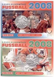 Anders als für spanien verlief die em 2008 für beide gastgeber wenig erfolgreich. 2 X Osterreich 5 Euro 2008 Fussball Em Im Miniblister Eurofischer