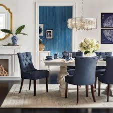 Pulaski Furniture Dark Wash Denim Dining Chair Ds 2514 900 343 The Home Depot In 2020 Dining Room Blue Blue Dining Room Decor Dining Room Design