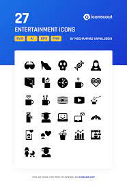 Download Entertainment Icon Pack Available In Svg Png Eps Ai Icon Fonts Icon Pack Glyph Icon Icon