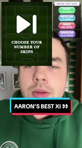 The Ultimate Football Filter Challenge: AARON'S BEST XI 👀