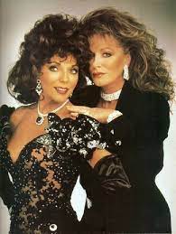 Novelist who redefined the 'bonkbuster' genre with her tales of bad behaviour in hollywood. Joan Jackie Collins Two Strong Women Who Rock Jackie Collins Glamour Dame Joan Collins