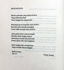Tidak lama kemudian bangsa jepang juga datang ke indonesia menggantikan posisi belanda sayangnya juga melakukan hal yang tidak jauh berbeda dengan masa penjajahan belanda di indonesia, bahkan terkesan jauh lebih sadis. Sajak Guru Usman Awang Koleksi Puisi
