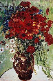 5pcs artificial flower bouquets orange red color artificial corn poppy flowers bouquets&papaver rhoeas&coquelicot bunches. Vase Avec Marguerites At Coquelicot Painting By Masters Collection