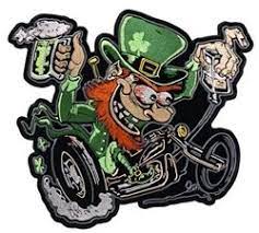 Irish Leprechaun Motorcycle Biker Patch Leather Bound Online Biker Patches Leprechaun Biker Vest Patches