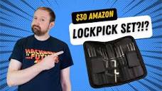 Is This Cheap Amazon Lockpick Set Any Good? - YouTube