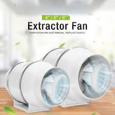 With attractive and stylish looks, it add beauty in the how to choose the exhaust fan? Silent Inline Pipe Duct Fan Strong Ventilation System Extractor Exhaust Fan For Kitchen Bathroom Buy At A Low Prices On Joom E Commerce Platform