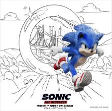 8 Sonic The Hedgehog Activity Sheets Sonic The Hedgehog Hedgehog Movie Sonic