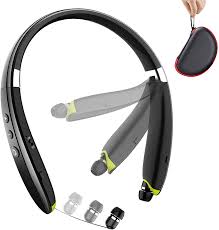 If your roku and tv do not have matching connectors, there isn't anything you can do to connect them. Amazon Com Bluetooth Headphones Beartwo Upgraded Foldable Wireless Neckband Headset With Retractable Earbuds Noise Cancelling Stereo Earphones With Mic For Workout Running Driving With Carry Case Electronics