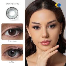 Sterling Gray Contact Lens+120ml Solution