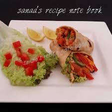 Chicken Wrap Sanaa S Recipe Note Book Original Signature Recipes