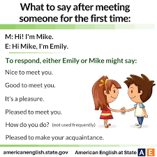 Phrases What To Say After Meeting Someone For The First Time English Phrases English Writing English Reading