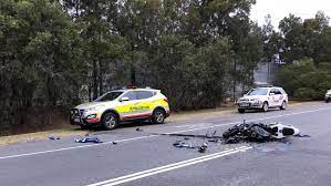 Man Seriously Injured In Motorbike Crash On Old Pacific Highway At Oxenford Bike Accident Motorbikes Crash