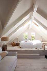 Beautiful Attic Bedroom Designs Bedroomdecor Bedrooms Bedroomdesign Masterbedroom Bedroomstyling Bedroomstudio Bedroomstyle West Home Home Loft Room