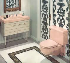the color pink in bathroom sinks, tubs