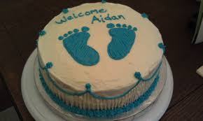My Welcome Home Baby Cake For My Nephew Welcome Home Cakes Baby Shower Cake Designs Baby Cake