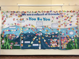 Whole School Art Project Around The Story You Be You By Linda Kranz School Art Projects Philosophy For Children Display Boards For School