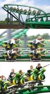 Motorcycle Rollercoaster In Towerland Holland Roller Coaster Rollercoaster Funny Amusement Park Rides