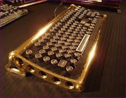 Look Typewriter Computer Keyboard Steampunk Keyboard Keyboard Steampunk