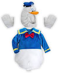 Amazon Com Disney Store Deluxe Donald Duck Plush Halloween Costume For Boys Size Small 5 6 5t Blue Clothing Shoes Jewelry