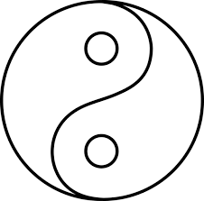 Blank Yin Yang Line Art Free Clip Art Yin Yang Art Ying Yang Art Painting Templates