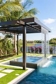 A Pergola Creation Over The Pool Always Remained The Best Idea For The Outdoor Pergola Pool Designs A Stunning Waterfall T Backyard Pool Backyard Modern Pools
