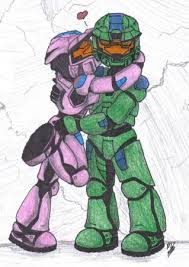 This Is Cute Halo Couple Mario Characters Character Fictional Characters