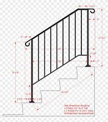 Dimension Of Stair Handrail Hd Png Download 942x1030 5737188 Pngfind