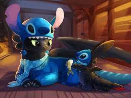 Jammy Jam Poster By Tsaoshin In 2021 Toothless And Stitch Cute Disney Drawings How Train Your Dragon