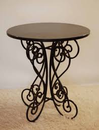 Black Wrought Iron Table Wrought Iron Table Iron Table Iron Accent Table