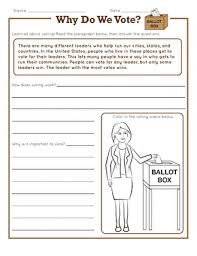 Engage 3rd graders with our fun, free and easy math activities for third graders. Why Do We Vote Worksheet Education Com