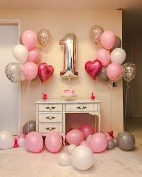 Balloon Foil Balloons Balloon 1st Birthday Decoration Ideas For Boy 42 Trendy Ideas For Baby First Birthday Party Ideas Girl Girl Birthday Decorations Birthday Balloon Decorations Valentines Birthday Party