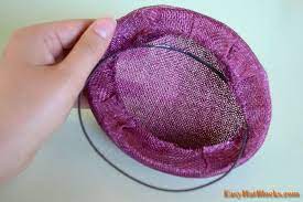 How To Make A Sinamay Pillbox Hat Fascinator Easy Hat Blocks Fascinator Hats Diy Pillbox Hat Sinamay Hats