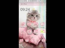 See more ideas about cat background, cat wallpaper, cute wallpapers. Cute Pink Kitty Theme Wallpaper For Kitty Fans Youtube