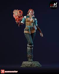 3D file Triss Merigold CHARACTER BY ESM・3D printer design to download・Cults