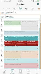 Eventpilot Medical And Scientific Conference App Unique Visual Schedule Builder For Large Meetings With Thousands Of Abs Schedule Builder Event App Event Tech