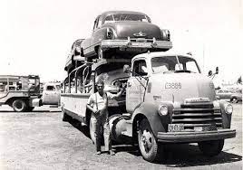 American Car Transporters From The Past 18 Photos Klyker Com Trucks Vintage Trucks Chevrolet Trucks