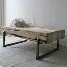 salontafel solid is een industriele salontafel met een combinatie van oud natuurlijk verweerd hout en een stalen frame salontafel tafels rustiek meubilair