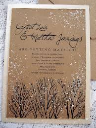 Winter Wedding Invitations Rustic Wedding Invitations Tree Hand Stamped And Painted Invitation Wedding Stationary Winter Wedding Invitations Wedding Stationery Winter Wonderland Wedding Winter Wedding Invitations
