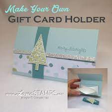 They also make it easy for shoppers to quickly find a gift they know the recipient will love. Make Your Gift Cards Cute Festival Of Trees Gift Card Holder Lovenstamps