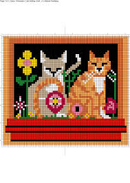 Witchwolfweb Creations Charts Window Box Cats In Colour