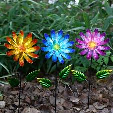 When do i harvest sweet potatoes? Buy Topadorn Floral Garden Stake Outdoor Metal Flowers Plant Pick Waterproof Flower Stake Ornaments For Lawn Yard Patio Decor 3 Pcs Online In Indonesia B08dhzvygs