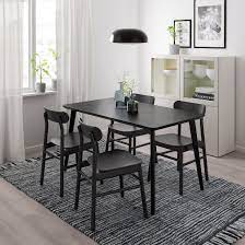 lisabo table noir materiau durable ikea zwarte eettafels ikea tafel