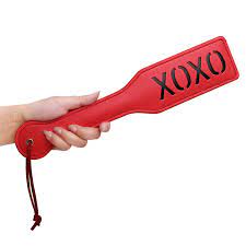 Amazon.com: XOXO Spanking Paddle for Adult Sex Play, 12.8inch Total Length  Faux Leather Paddle, Red : Health & Household