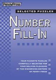 Great selection of fill in puzzles books. Penny Number Fill In Puzzle Book Vol 1 By Penny Publications