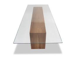 Glass Top Solid Wood Dining Table Midcentury Modern Glass Dining Room Table Modern Glass Dining Table Glass Top Dining Table Glass Dining Room Table