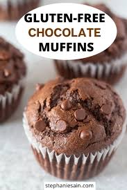Double Chocolate Muffins In 2020 Gluten Free Chocolate Muffins Gluten Free Chocolate Gluten Free Chocolate Muffin Recipe