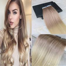 5 st 24 ombre dip dye kanekalon jumbo braid pigtail hair extensions ponytails syntetiska paryk cod. Glue In Colored Extensions Full Head Two Tone Ombre Hair Extensions Dip Dye Hair Color 18 Dark Ash Blonde To 613 50g Hair Weaves Styles Weave Hair Styles From Evermagichair 39 08 Dhgate Com